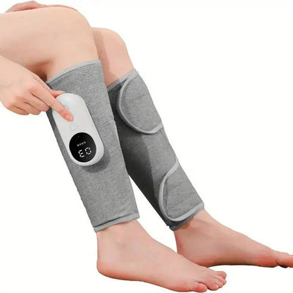 Leg Massager Cordless Calf Air Compression Massager W/ Heat Pain Relief 3 Modes